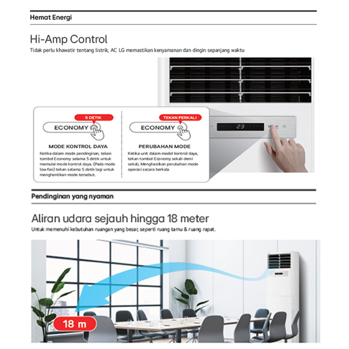 LG AC Floor Standing Standard 3 PK - ZPNC306PAA0